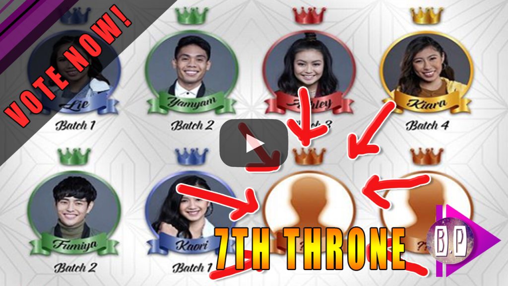 Pinoy Big Brother OTSO 7th Throne Online Vote Sytem for Team Online