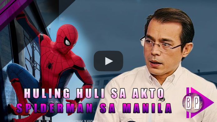 Spiderman ng Manila, huling-huli sa akto ni Mayor ISKO Domagoso