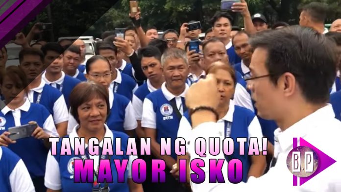 Maagang pagputol sa SUNGAY ng mga Manila Enforcer with Mayor Isko