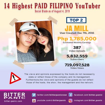 14 Highest PAID FILIPINO YouTuber - JA MILL
