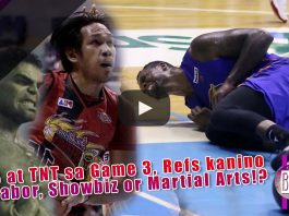 SMB at TNT sa Game 3, Refs kanino Pumabor, Showbiz or Martial Arts