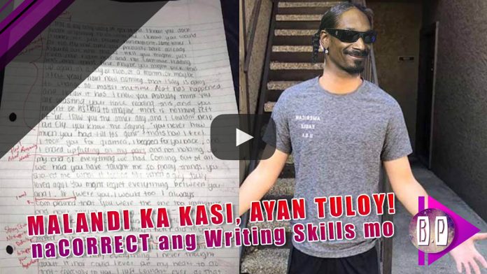 Apology letter ng Cheating Ex-Girlfriend, binalik sa kanya with CORRECTIONS pa
